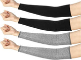 2 Pair Protective Arm Sleeves for Thin Skin Anti-Cut Burn Resistant Cover Forearm Sleeve for Cooking V1370-AZ4-17534