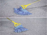 String Mop Heads Replacement Heavy Duty Commercial Grade Blue Cotton Looped End Wet Industrial V1258-DP02-WO-113