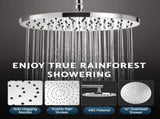 Cefito High-Pressure Shower Heads with Anti-burst 1.5m Hose & 304 S.S Rail, Ideal for Bathroom SHOWER-B2-RO-10-SI