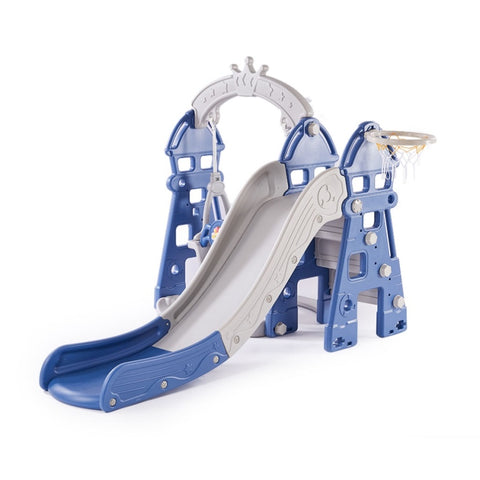 BoPeep Kids Slide Swing Basketball Ring Blue KD1011-BL