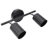 LED Track Light Kit 2 Heads 10.8in Track 90 Degrees Rotatable 2 Light Track Lighting Kit for GU10 V1294-YM0703-3119230078611