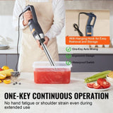 Commercial Immersion Blender 350W Heavy Duty Hand Mixer for Soup Sauces V952-ZXSCJBQ350WB371FZV3