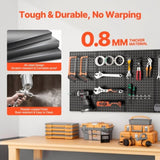 VEVOR Metal Pegboard Panels 609.6 x 304.8 mm 4 Panels Wall Organizer for Home V952-GJGBHSJS2412FGKT2V0