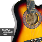 Karrera Childrens 34in Acoustic Guitar Kids - Sunburst CC34-SB