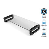 Monitor Desk Stand with USB 3.0 Charging Hub - Black V1031-BL-LDRHBK739