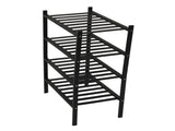 Bamboo Shoe Rack Stackable Shoe Shelf Storage Organizer for Closet Entryway Hallway Bathroom Living V1294-YM0703-3117230098011