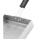 Stainless Steel Griddle Shovel with Raised Edges for Scraping and Moving, Large Size V1237-MS-912-175