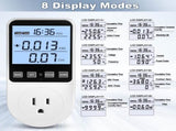 Upgraded Watt Power Meter Plug Home Electrical Monitor Consumption Upgraded Watt Meter, Watt V1258-DP02-C-963