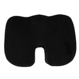 Office Chair Cushions Polyester Black Non Slip Bottom Comfortable Chair Pad for Computer Desk V1294-YM0901-3111230253311
