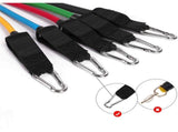 11pcs Resistance Band Set for Yoga Pilates and Fitness Exercises - 150lbs V1308-DSZKI-704