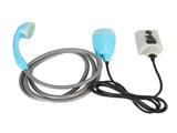 Portable Outdoor Shower Kit USB Rechargeable Camping Shower Set with Water Pump Blue V1294-YM0706-3111230170111