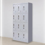 12-Door Locker for Office Gym Shed School Home Storage - Padlock-operated V63-839061