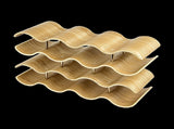 Wooden Wave Wine Rack/Creative Home Grape Wine Holder Shelf Cabinet/Bottle Rack V63-835691