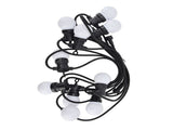 G50 Bulb String Light 5M 10LED White Globe Bulb Decorative Lamp for Outdoor Courtyard Garden Warm V1294-YM0901-3119210130712