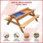 Sand & Water Wooden Picnic Table V63-799027