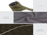 Size XL Olive Green Warm Quilted Dog Winter Coat - Adjustable Fleece-Lined Puffer Vest with V888-ELOSUNG32052