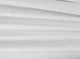 Dreamz 4pcs Double Size 100% Bamboo Bed Sheet Set in White Colour BED1016-D-WH