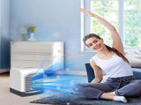 Quiet Portable Water-Cooled Fan, Aromatherapy 3 Speed Top Water Filling, Desktop Air Cooler for Home V1369-AZ3-W-10440