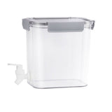 Beverage Dispenser With Lid And Faucet Food Grade Plastic Refrigerator Dispenser For Lemonade Cold V1369-AZ3-W-17681