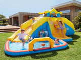 Keezi Inflatable Kids Pool Water Slide Splash Castle Football 622cmx542cm IOT-PARK-2750