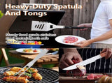 Complete Multi-Functional BBQ Tool Set, 31-Piece Deluxe BBQ Tool Set, Food-Grade Stainless Steel BBQ V1265-AU006-MUWEN
