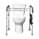 VEVOR Foldable Toilet Safety Rail Toilet Rail with Non-Slip Handles for Seniors V952-SJLDJYKAQLGLELIDJV0