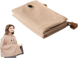 Portable Heated Shawl Blanket, Heated Shawl & USB Powered Winter Blanket Wrap with Soft Zipper V1366-AZ2-W-11468