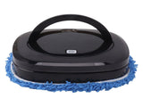Automatic Floor Mopping Robot Mopping Robot with Water Tank Vacuum and Mop Cleaning Robot Black V1294-YM0703-3113230180711