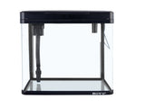 34L Curved Glass Aquarium Kit with LED Light & Bio Filter System - Complete Freshwater Fish Tan MS-420