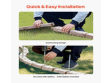 Faux Stone Landscape Edging 1180 x 95 x 57 mm Garden Lawn Edging for Walkway Brown V952-RZSPZXCCZS00MU8Y3V0