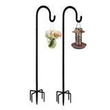 2pcs 48inch Outdoor Shepherd'S Hook, Heavy Duty Bird Feeder Post for Hanging Lanterns, Bird Feeders V1192-AZ-W-23091