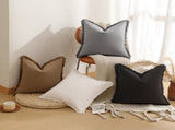 1 pc New Light Luxury modern Bohemian style pillowcase, fringed pillow cushion cover V1192-DRO-0002