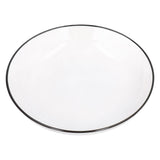 4Pcs Ceramic Dinner Plates Set Black Line Tableware 8 Inch Round Plate for Salads Steak Plate V1294-YM0523-3118210320911