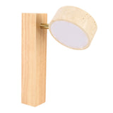 LED Wall Mounted Light Rotation Warm Light Hardwired Wall Sconces Lamp for Bedroom Original Wood V1294-YM0901-3119250032711