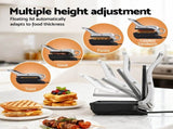 Devanti 3 in 1 Sandwich Maker Steak Press Grill 1000W SM-1SET-BK