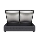 Milano Decor Eden Gas Lift Bed - Dark Grey - Double ABM-10001886
