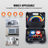 VEVOR AC Gauge Set - 3 Way AC Manifold Gauge Set for R134A R22 R12 R502 Refrigerant, Freon Gauges V952-STLLMBZZLJ4EHROEOV0