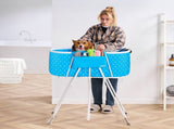 Portable Dog Bathtub, Elevated & Foldable Space-saving Pet Shower Station with Quick Drainage, V952-GJRQCWYGQLSKDSN88V0
