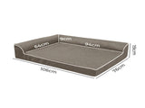 Pawz Orthopedic Dog Bed XL Coffee PT1237-CF-XL