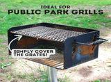 Disposable Aluminum Grill Liners BBQ Sheets Perfect for Public Park Grills, Outdoor BBQ, Camping V1366-AZ2-W-14613