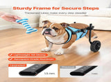 Dog Wheelchair for Back Legs, Adjustable 2 Wheels Pet Wheelchair, Lightweight Dog Cart with V952-CWLYLLSZHMLLG0BX1001V0
