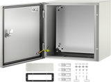 Steel Electrical Box 16'' x 12'' x 8'' Electrical Enclosure Box, Carbon Steel Hinged Junction Box, V952-DQXJSTCFS40X30X20V0