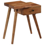 Bedside Table Solid Acacia Wood 45x32x55 Cm 43_245662