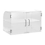 Pastry Display Case, 2-Tier Commercial Countertop Bakery Display Case, Acrylic Display Box with Rear V952-YKLMBZSJYKL2HBKHNV0