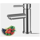 Bathroom Faucet Cold Water Only Sink Faucet Chrome Plated Surface Durable Copper Hand Wash Faucet V1237-ZY-715-309