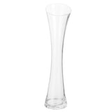 Tall Glass Vase for Flowers, Dry Floral Arrangement Container, Desktop Holder, Centerpiece Planter, V1366-AZ2-W-24550