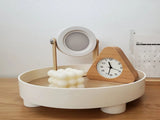 Round Plastic Serving Tray Cosmetic Storage Table Desk Organizer Container for Snack Food Ornaments V1294-YM0716-3117220164711