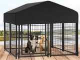 Dog Playpen House Heavy Duty Large Outdoor Dog Kennel Anti-rust Metal Pet Crate V767-JJ-XZ171-XS-V1