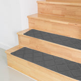 Stair Treads for Wooden Steps Indoor, 4 Pack 8" X 30" Non Slip Carpet Stair Treads with Adhesive for V1366-AZ2-W-18437