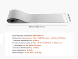 Reflective Insulation Roll, 2 Car Garage Door Thermal Insulation Kit, 6mm 5.49 m x 0.61 m, 4 Rolls V952-LBEPEPMXRFSFW9VT6001V0